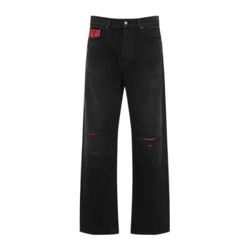 Zwarte Jeans voor Mannen Amiri , Black , Heren