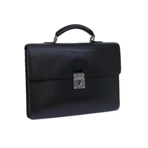 Pre-owned Leather louis-vuitton-bags Louis Vuitton Vintage , Black , D...