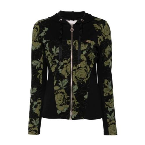 Bloemenprint Rits Hoodie Sweater Liu Jo , Multicolor , Dames