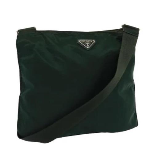 Pre-owned Nylon prada-bags Prada Vintage , Green , Dames