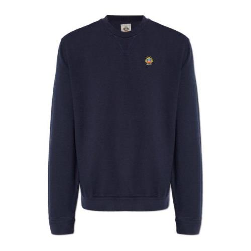 Sweatshirt met logo Bally , Blue , Heren