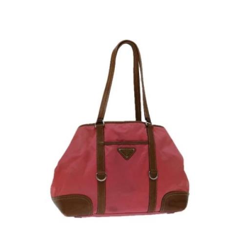 Pre-owned Nylon prada-bags Prada Vintage , Pink , Dames