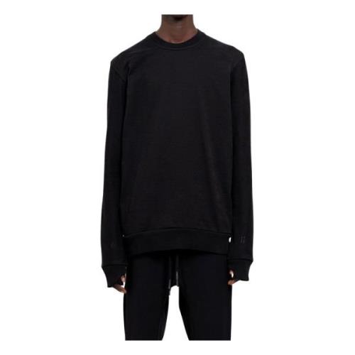 Zwarte Crewneck Sweatshirt met Handtekening Detail Boris Bidjan Saberi...