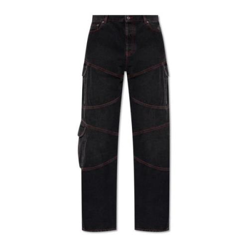 Jeans met zakken Off White , Black , Heren