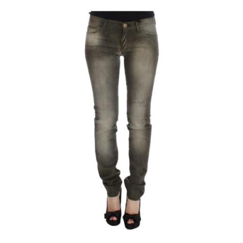 Grijze Wassing Slim Fit Jeans Vrouwen Ermanno Scervino , Gray , Dames