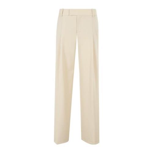 Wijde Broek Federica Tosi , Beige , Dames