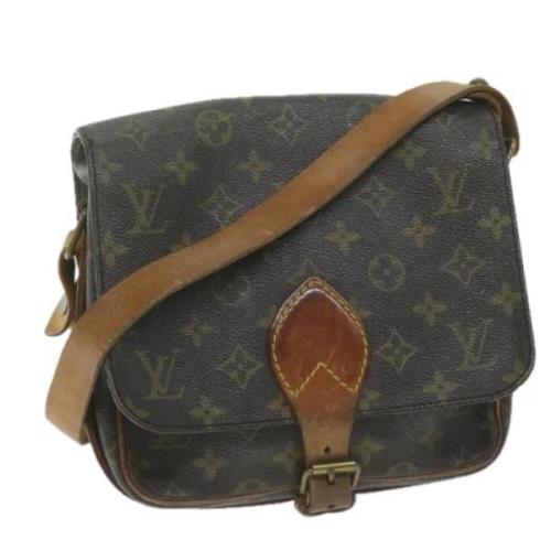 Pre-owned Canvas louis-vuitton-bags Louis Vuitton Vintage , Brown , Da...