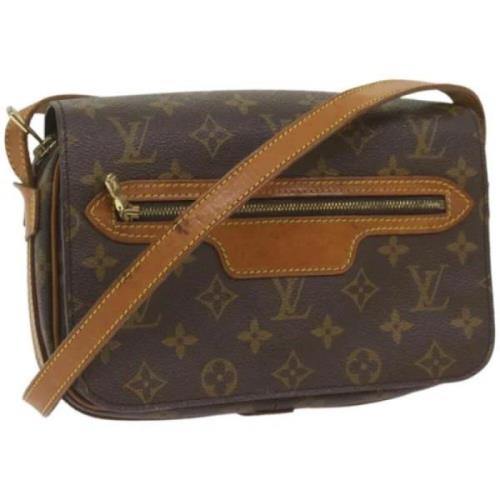 Pre-owned Canvas shoulder-bags Louis Vuitton Vintage , Brown , Dames