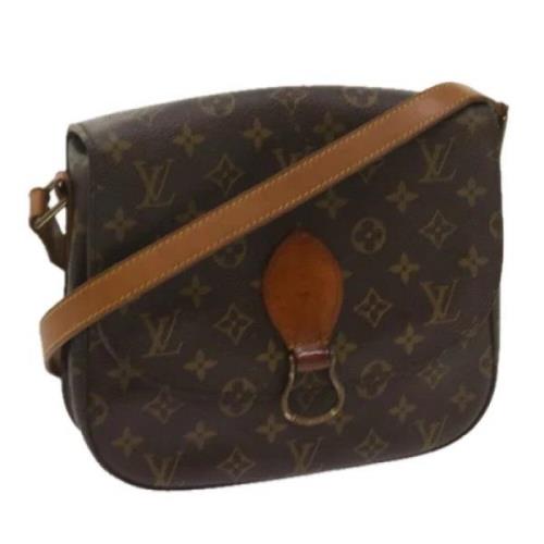 Pre-owned Canvas shoulder-bags Louis Vuitton Vintage , Brown , Dames