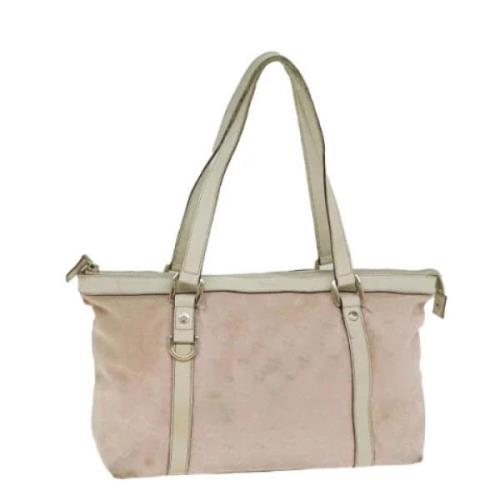 Pre-owned Canvas gucci-bags Gucci Vintage , Pink , Dames