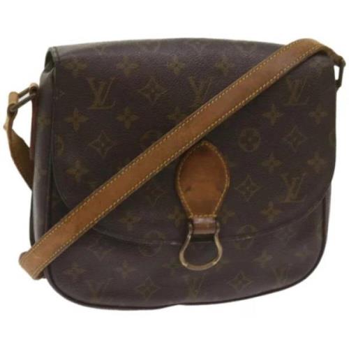 Pre-owned Canvas shoulder-bags Louis Vuitton Vintage , Brown , Dames