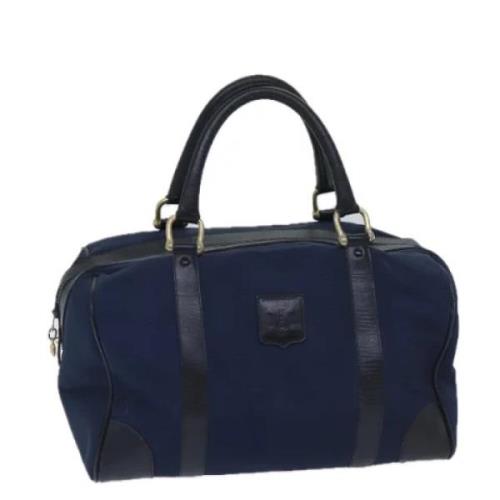 Pre-owned Canvas travel-bags Celine Vintage , Blue , Dames