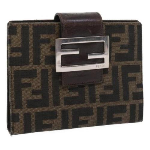 Pre-owned Canvas home-office Fendi Vintage , Brown , Dames