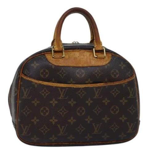 Pre-owned Canvas handbags Louis Vuitton Vintage , Brown , Dames