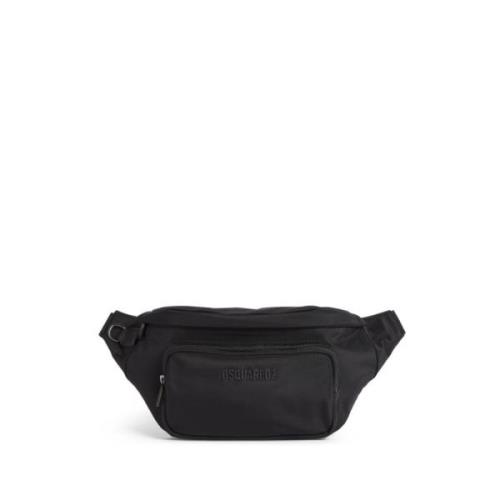 Zwarte Schoudertas voor Mannen Dsquared2 , Black , Heren