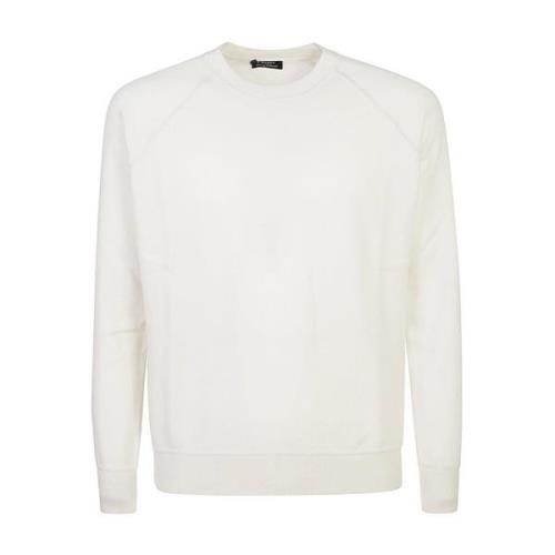 Witte Sweatshirt Aw24 Barba , White , Heren