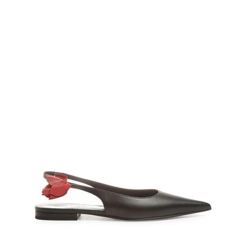 Zwarte Ballerina Schoenen voor Vrouwen Magda Butrym , Black , Dames