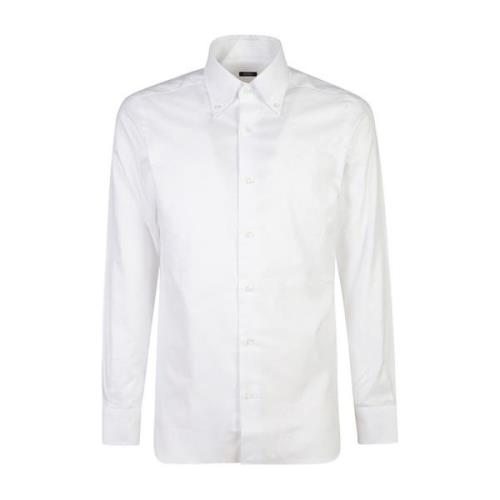 Witte Overhemden voor Mannen Aw24 Barba , White , Heren