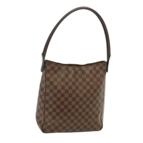 Pre-owned Canvas louis-vuitton-bags Louis Vuitton Vintage , Brown , Da...