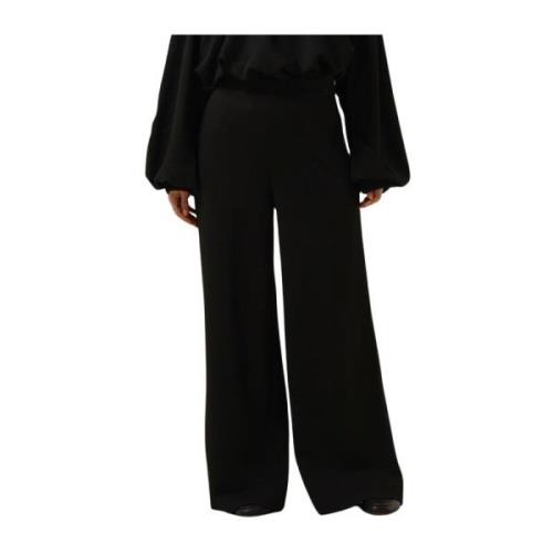 Wijde Lange Broek Hazelcc Co'Couture , Black , Dames