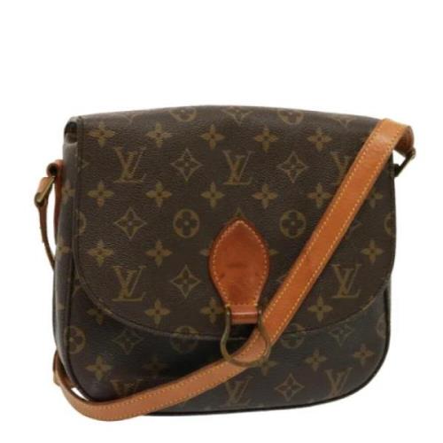 Pre-owned Canvas louis-vuitton-bags Louis Vuitton Vintage , Brown , Da...