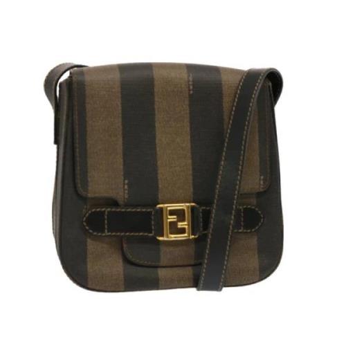 Pre-owned Canvas fendi-bags Fendi Vintage , Brown , Dames