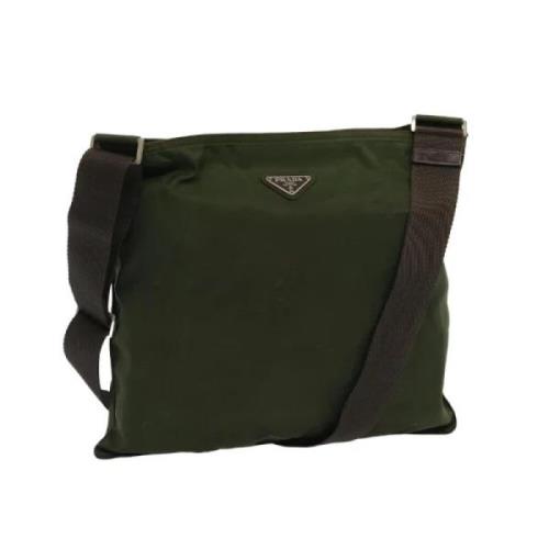 Pre-owned Nylon prada-bags Prada Vintage , Green , Dames