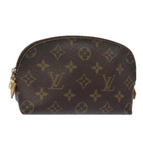 Pre-owned Canvas pouches Louis Vuitton Vintage , Brown , Dames