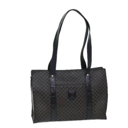 Pre-owned Leather totes Celine Vintage , Black , Dames