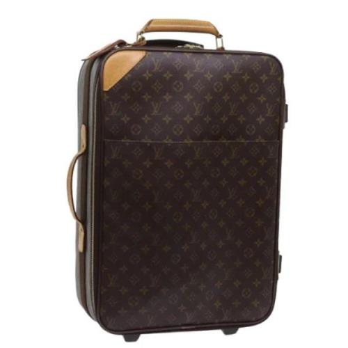 Pre-owned Canvas travel-bags Louis Vuitton Vintage , Brown , Dames