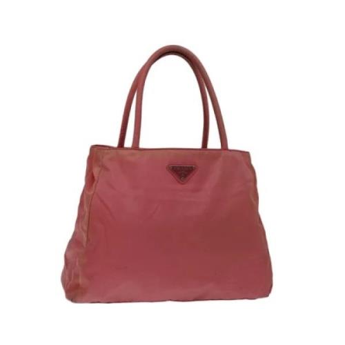 Pre-owned Nylon handbags Prada Vintage , Pink , Dames