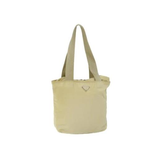 Pre-owned Nylon prada-bags Prada Vintage , Beige , Dames