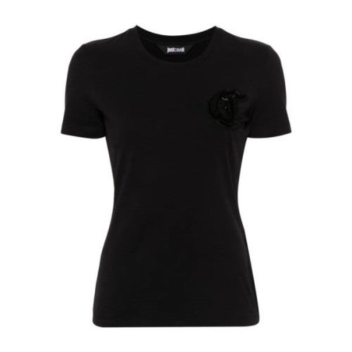 Zwarte T-shirts & Polos voor vrouwen Just Cavalli , Black , Dames