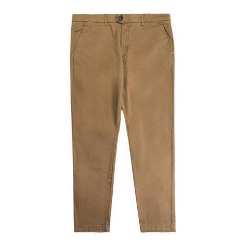 Heren Katoenen Chino Broek Liu Jo , Brown , Heren