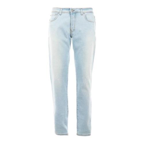 Heren Denim Jeans Regular Slim Stretch Liu Jo , Blue , Dames