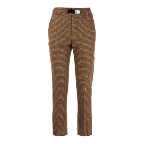 Elegante Chino Broek voor Dames Liu Jo , Brown , Dames