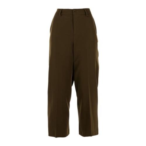 Wijde broek - Groen Outlet Prijs Liu Jo , Green , Dames