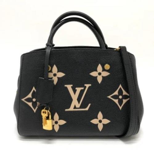 Pre-owned Fabric louis-vuitton-bags Louis Vuitton Vintage , Black , Da...