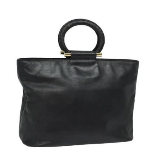 Pre-owned Leather handbags Celine Vintage , Black , Dames