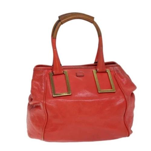 Pre-owned Leather handbags Chloé Pre-owned , Red , Dames