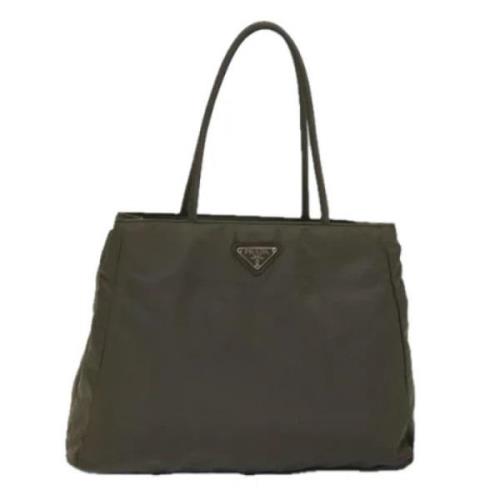 Pre-owned Nylon handbags Prada Vintage , Green , Dames