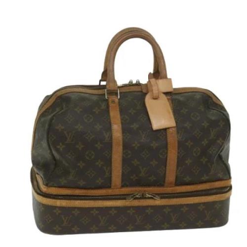 Pre-owned Canvas louis-vuitton-bags Louis Vuitton Vintage , Brown , Da...