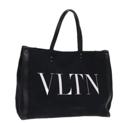 Pre-owned Canvas totes Valentino Vintage , Black , Dames