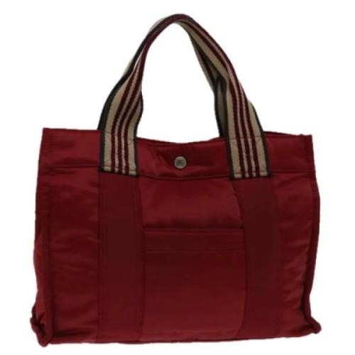 Pre-owned Nylon handbags Burberry Vintage , Red , Dames