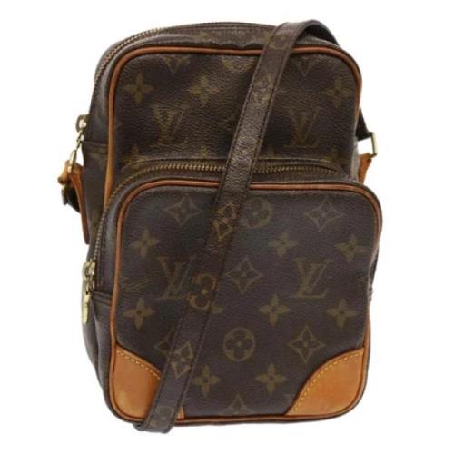 Pre-owned Canvas louis-vuitton-bags Louis Vuitton Vintage , Brown , Da...