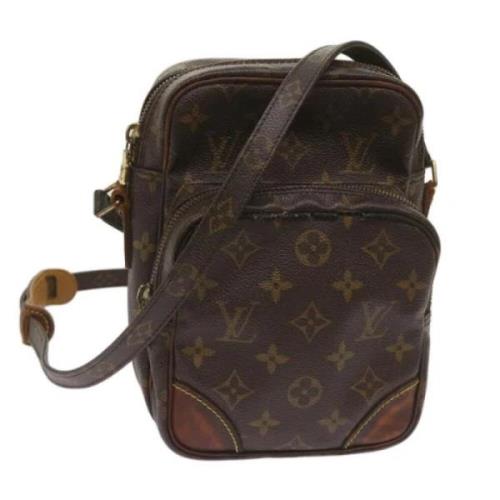 Pre-owned Canvas louis-vuitton-bags Louis Vuitton Vintage , Brown , Da...