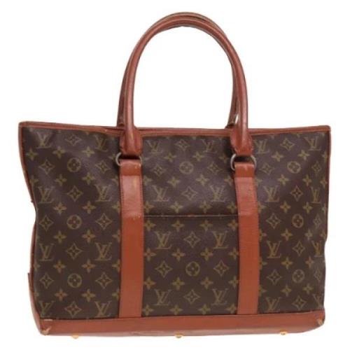 Pre-owned Canvas totes Louis Vuitton Vintage , Brown , Dames