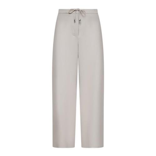 Floria Beige Wollen Broek Max Mara , Beige , Dames