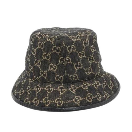 Pre-owned Denim hats Gucci Vintage , Black , Unisex