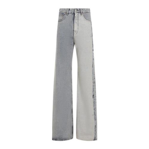 Blauwe Jeans Aw24 Dameskleding MM6 Maison Margiela , Blue , Dames